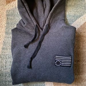 Black Scale Hoodir Flag Size Small